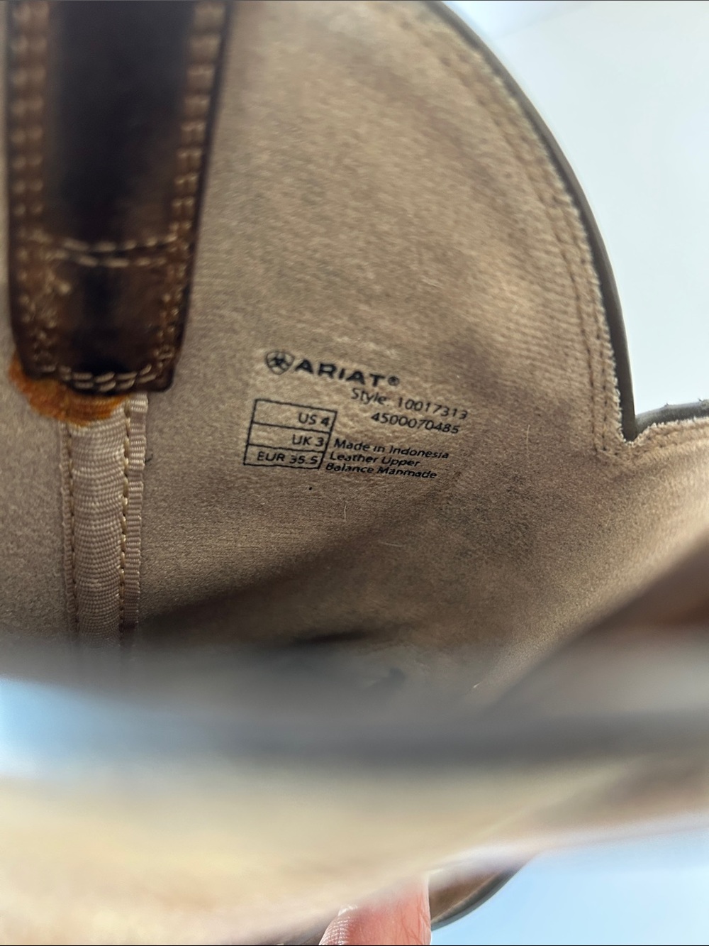 ARIAT BOYS' HONOR WESTERN BOOTS - SQUARE TOE - Picture 5 of 6